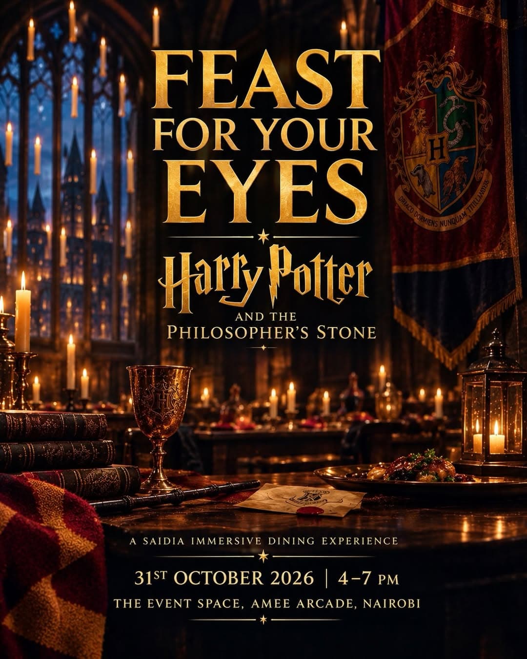 Poster for Feast For Your Eyes: Harry Potter and The Philosopher's Stone!