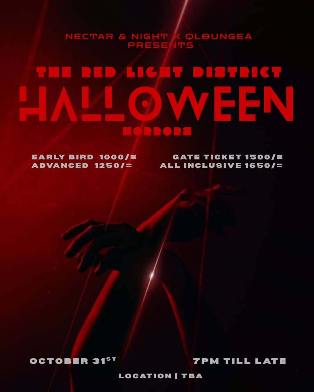 Poster for The Redlight District – Halloween Horrors