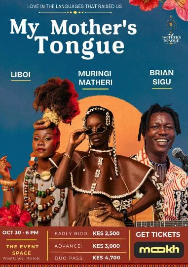 Poster for My Mother's Tongue: Edition 1 — Love