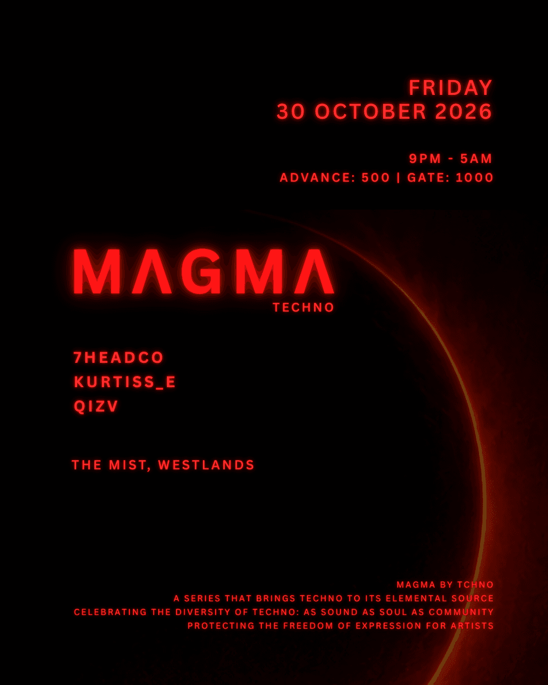 Poster for MAGMA: Halloween Edition