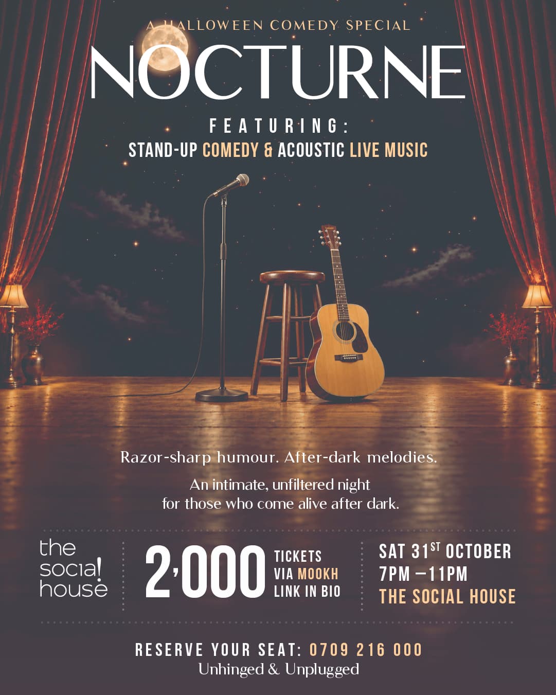Poster for Nocturne: Halloween Comedy Special