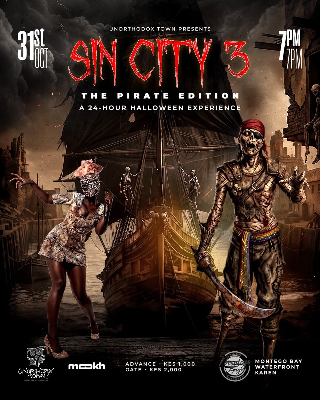 Poster for SIN CITY 3- The Pirate Edition